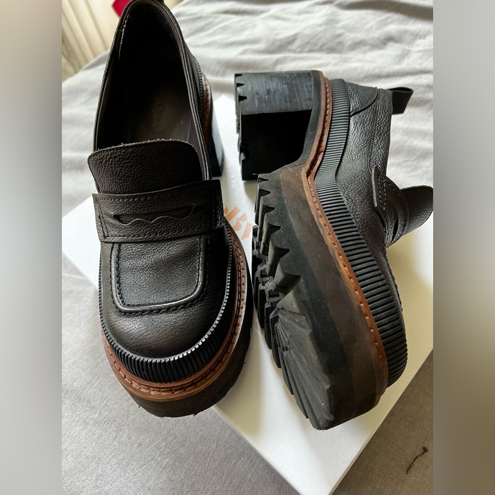 See by Chloe Black Chunky Mahalia Loafers Size 42 Women’s